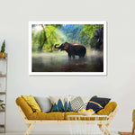 Wild Elephant Wall Art