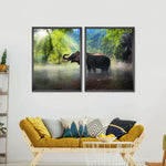 Wild Elephant Wall Art