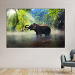 Wild Elephant Wall Art