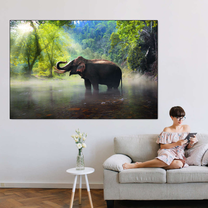 Wild Elephant Wall Art