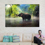 Wild Elephant Wall Art