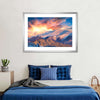 Snowy Mountain Sunrise Wall Art