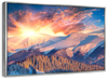 Snowy Mountain Sunrise Wall Art