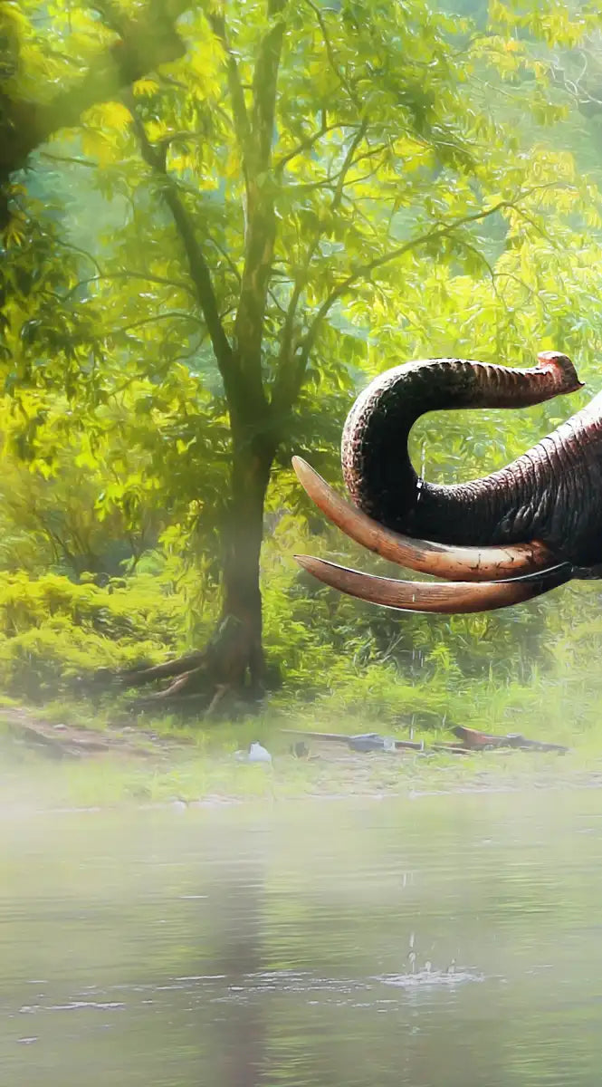 Wild Elephant Wall Art