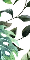 Wild Monstera Leaves Wall Art