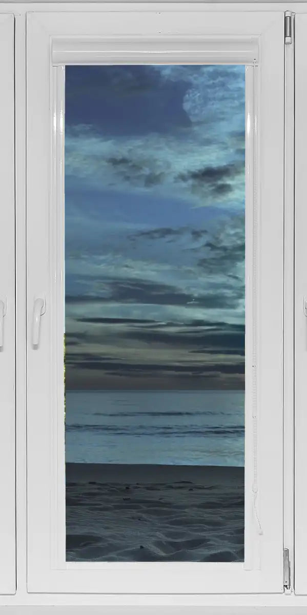Window To Moonlit Beach Wall Art