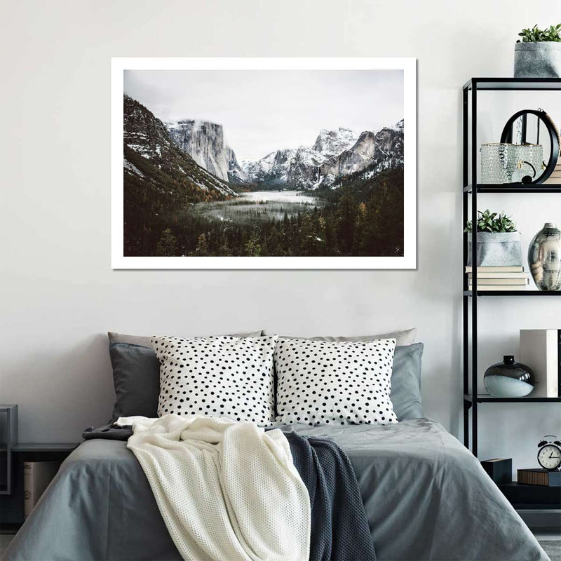 Yosemite Winter Magic Wall Art