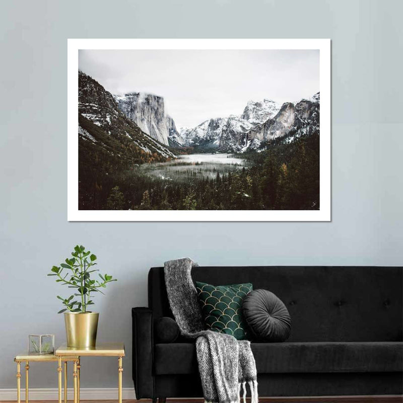 Yosemite Winter Magic Wall Art