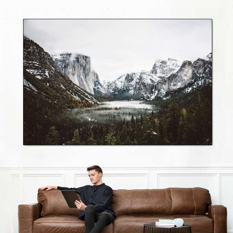 Yosemite Winter Magic Wall Art