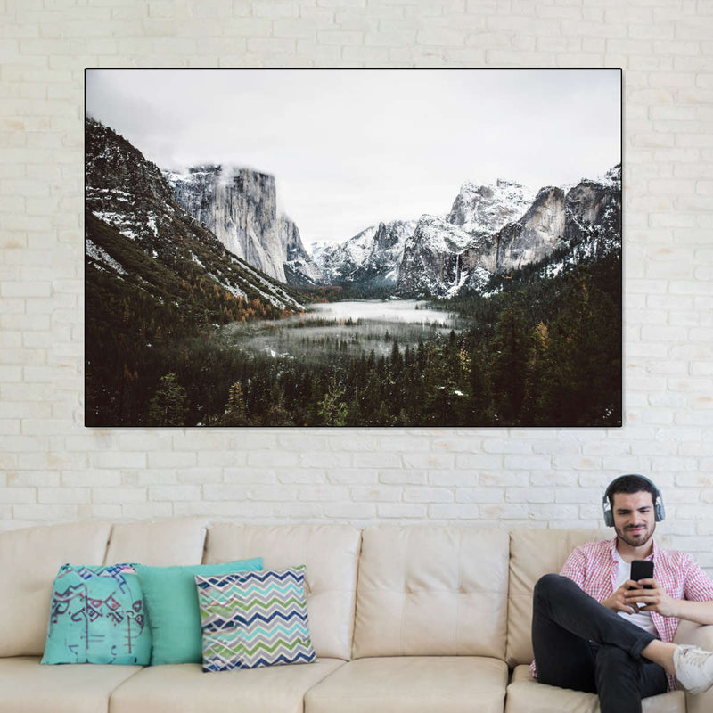 Yosemite Winter Magic Wall Art