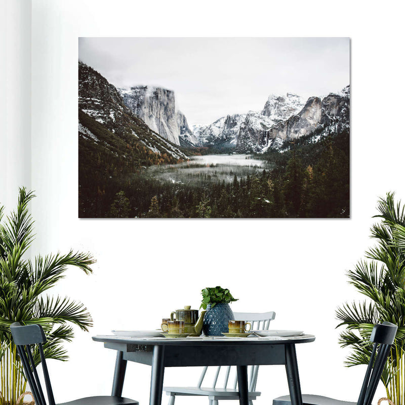 Yosemite Winter Magic Wall Art