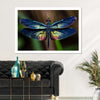 Prismatic Dragonfly Wall Art