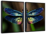 Prismatic Dragonfly Wall Art