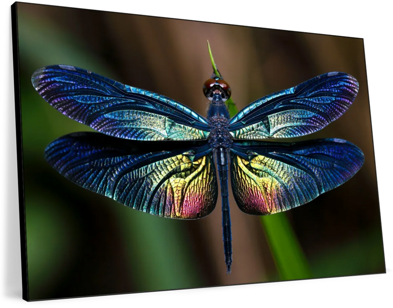 Prismatic Dragonfly Wall Art
