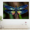 Prismatic Dragonfly Wall Art
