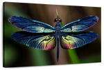 Prismatic Dragonfly Wall Art