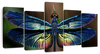 Prismatic Dragonfly Wall Art