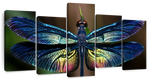 Prismatic Dragonfly Wall Art