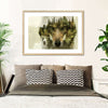 Wolf Head Silhouette Wall Art