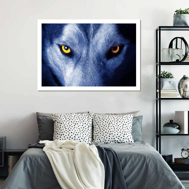 Mystic Wolf Eyes Wall Art