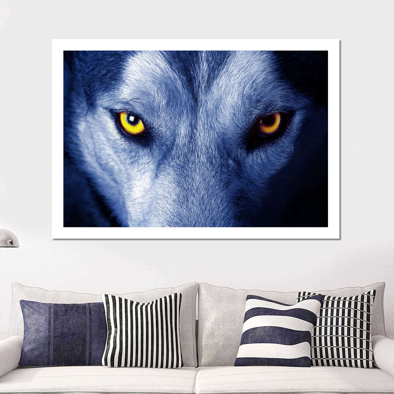 Mystic Wolf Eyes Wall Art
