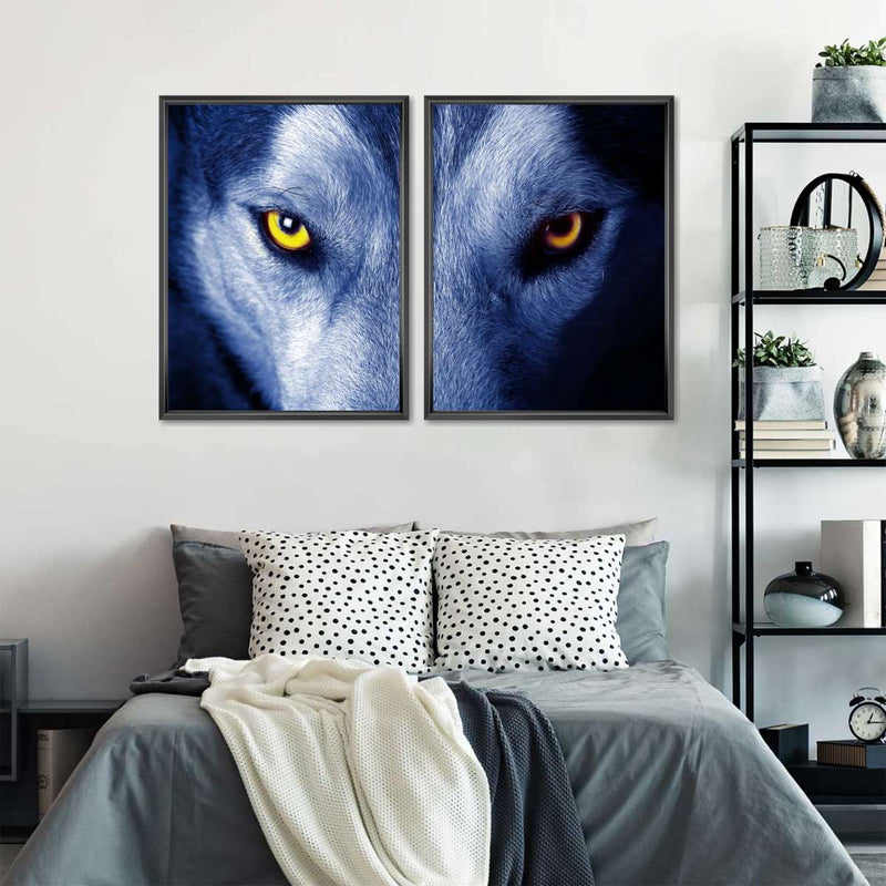 Mystic Wolf Eyes Wall Art
