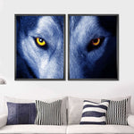 Mystic Wolf Eyes Wall Art