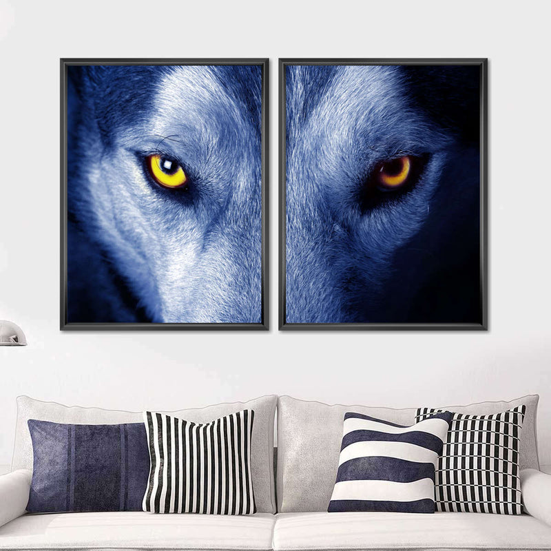 Mystic Wolf Eyes Wall Art