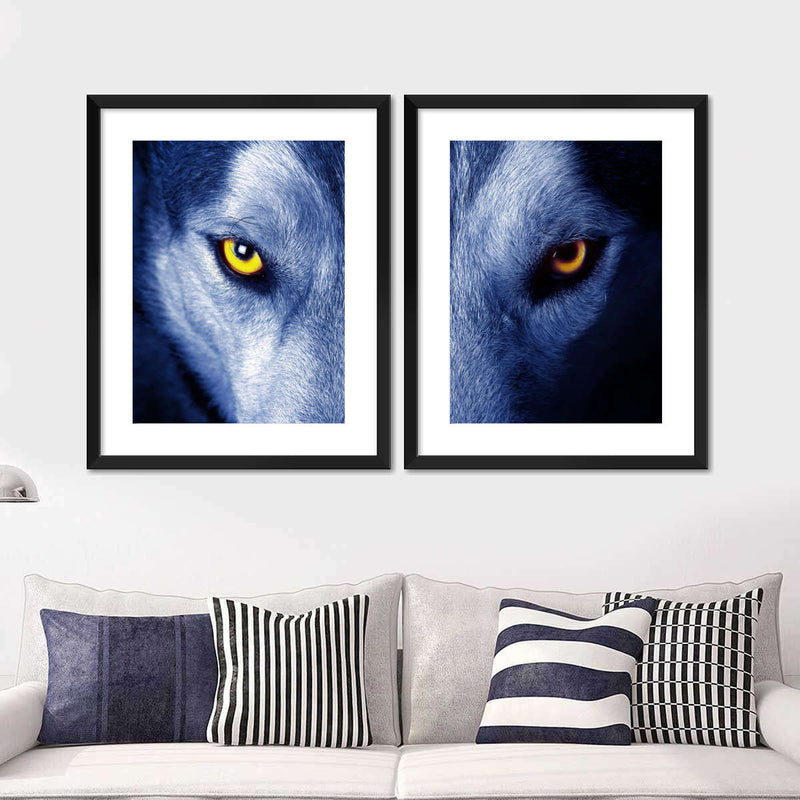 Mystic Wolf Eyes Wall Art