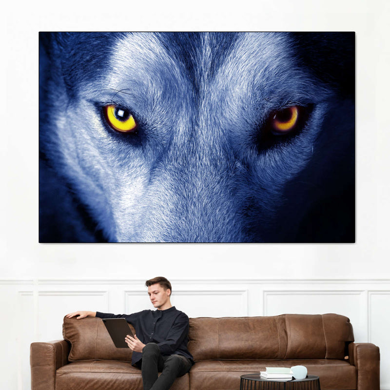 Mystic Wolf Eyes Wall Art
