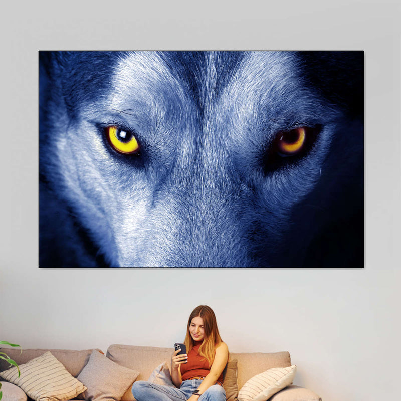 Mystic Wolf Eyes Wall Art
