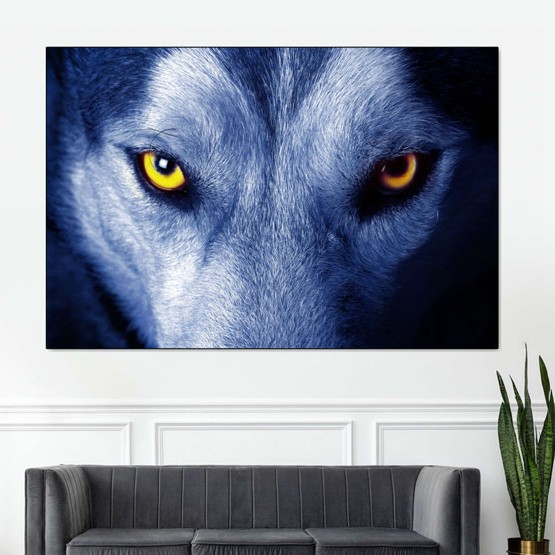 Mystic Wolf Eyes Wall Art