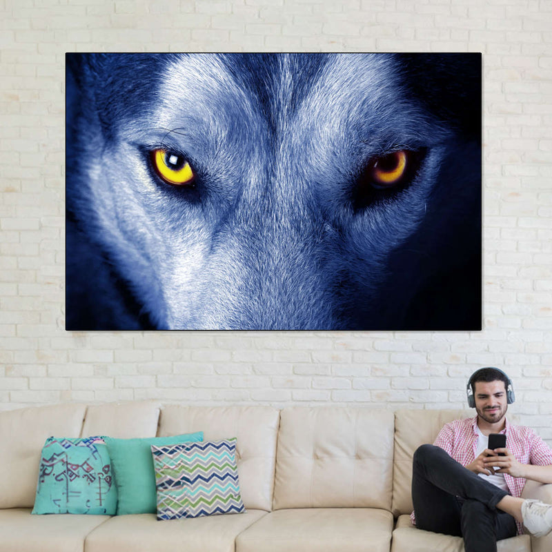 Mystic Wolf Eyes Wall Art