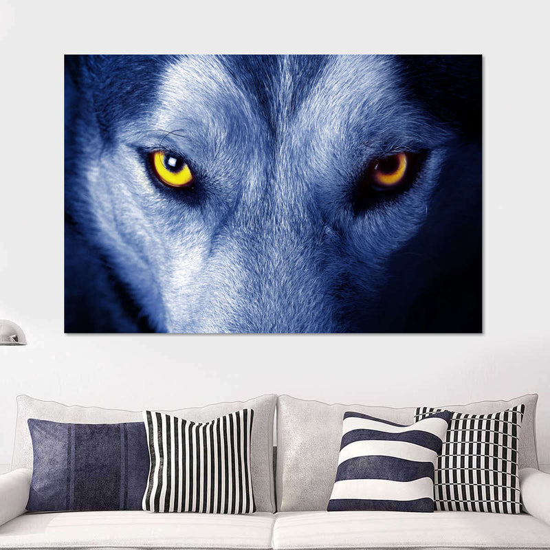 Mystic Wolf Eyes Wall Art