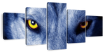 Mystic Wolf Eyes Wall Art
