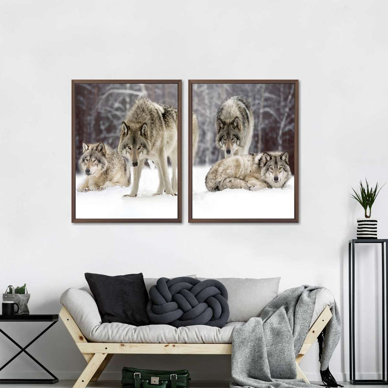 Wolf Pack Wall Art