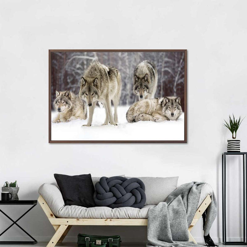 Wolf Pack Wall Art