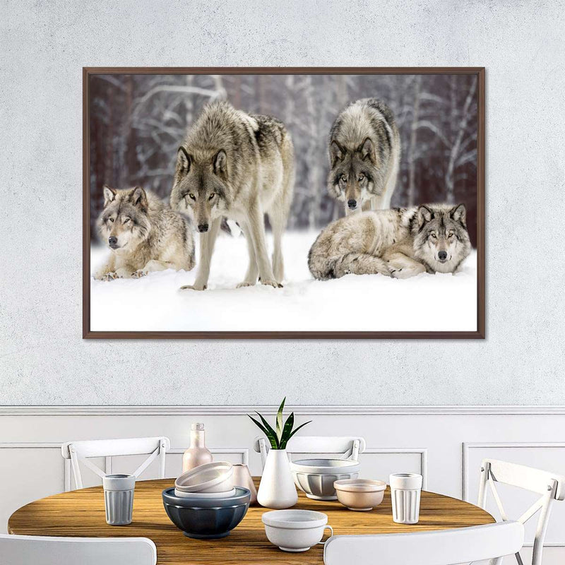 Wolf Pack Wall Art