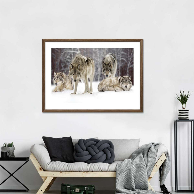 Wolf Pack Wall Art