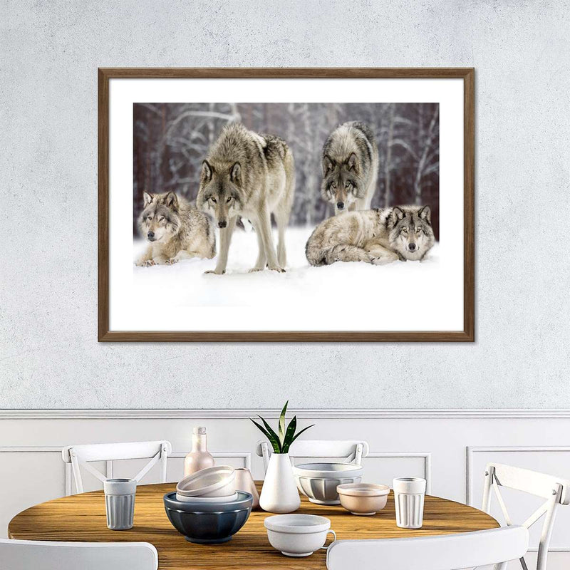 Wolf Pack Wall Art