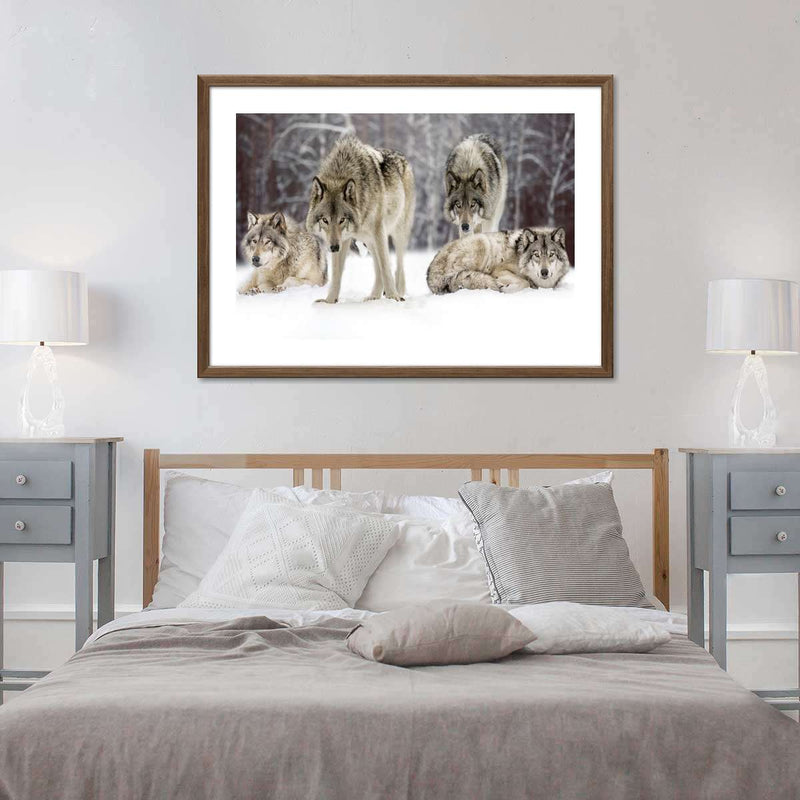 Wolf Pack Wall Art