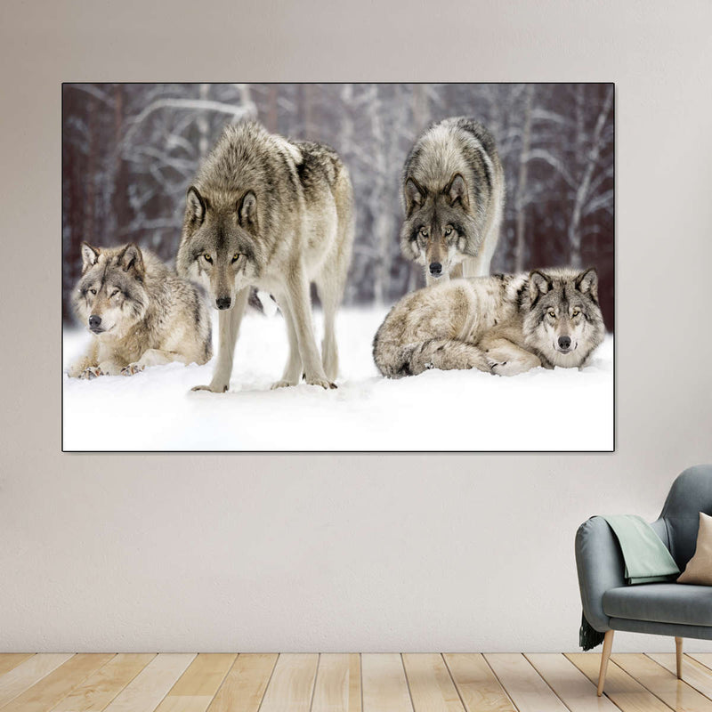 Wolf Pack Wall Art