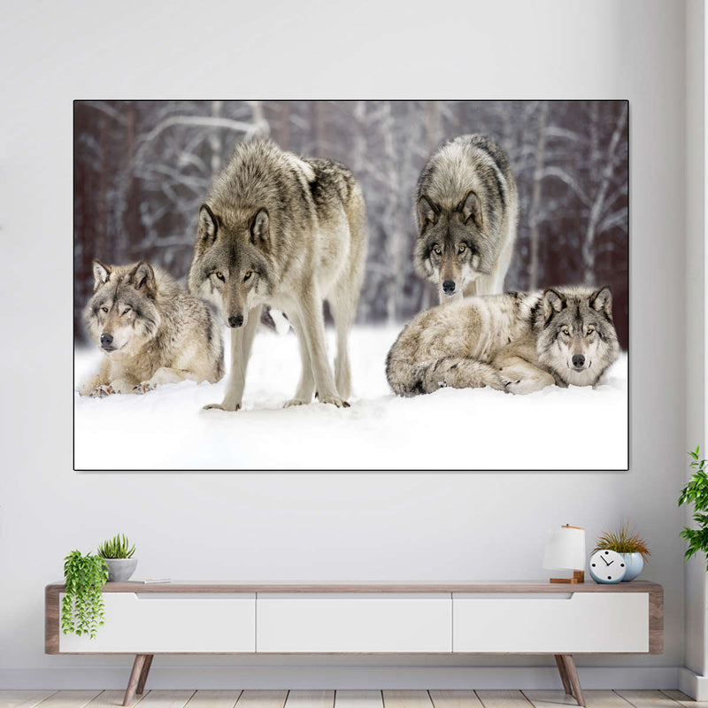 Wolf Pack Wall Art