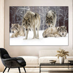 Wolf Pack Wall Art