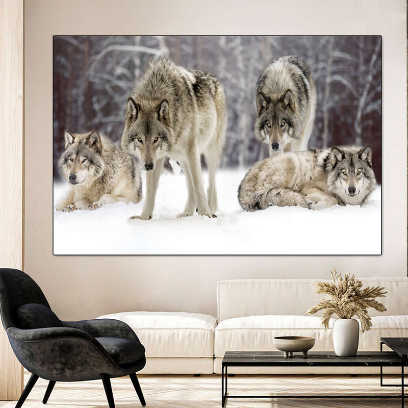 Wolf Pack Wall Art