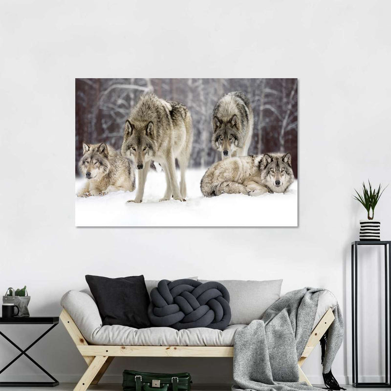Wolf Pack Wall Art