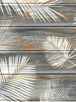 Wooden Palm Leaves Wall Art