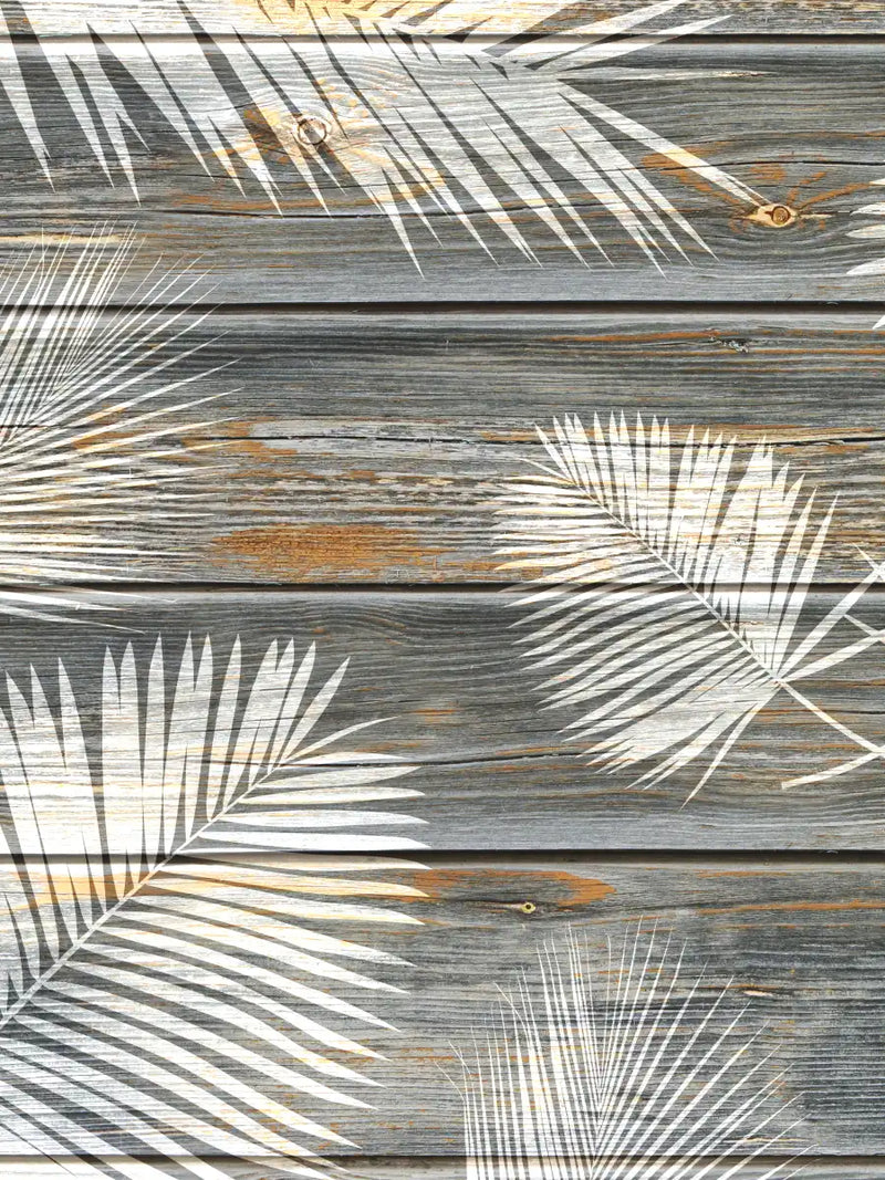 Wooden Palm Leaves Wall Art