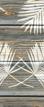 Wooden Palm Leaves Wall Art
