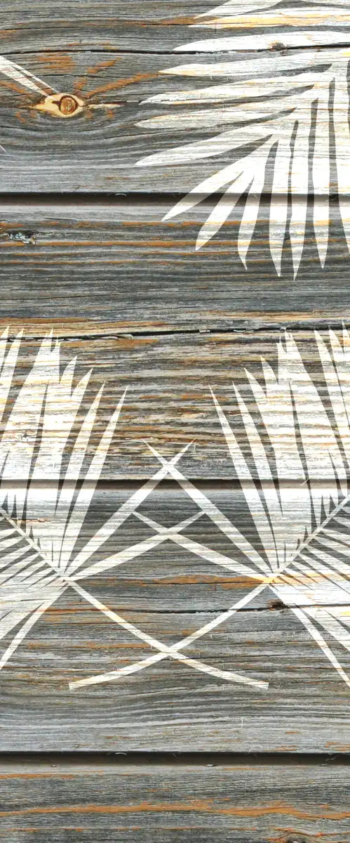 Wooden Palm Leaves Wall Art